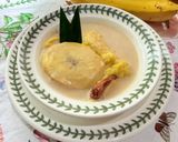 Gambar langkah 4 resipi 👩‍🍳Pengat Pisang Tanduk Durian.