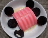 Foto langkah ke 5 dari resep Pudding Strawberry 🍓💖.