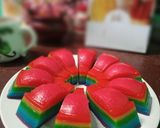 Foto langkah ke 6 dari resep Kue Lapis Tepung Beras.