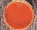 Une image de l'étape 4 de Soupe de tomates au parfum d'asie.