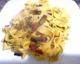 Foto del paso 4 de la receta: Parpadelle o cinta ancha, con salsa de hongos Portobello.😉