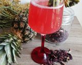 Une image de l'étape 7 de Jus ananas hibiscus.