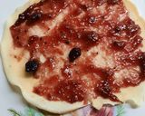Foto del paso 1 de la receta: Panqueque flambeado con mermelada de arándanos y yogurt