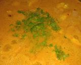 A picture of step 2 of Paneer gravy.