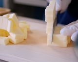 A picture of step 2 of Puff Pastry Sugar Cookies (Leaf-shaped Simple Pies).