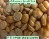 A picture of step 1 of Green Relish • Hari Chutney.