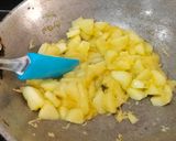 A picture of step 1 of Apple Halwa.