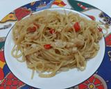 Foto langkah ke 8 dari resep One Pan Spaghetti Aglio Olio.