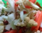 Foto langkah ke 2 dari resep Tumis kembang kol, wortel dan jagung manis.