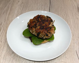 Foto del paso 2 de la receta: Hamburguesa de pavo con espinacas