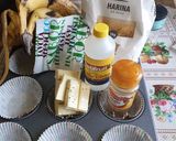 Foto del paso 1 de la receta: Banana bread cupcake con ❤ de chocolate blanco