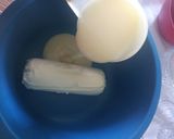 Gambar langkah 1 resipi Chesekut Tiramisu.