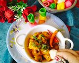 A picture of step 5 of Bhungara Bateta (Bhavnagar style Bhungara Bateta).