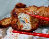 Foto langkah ke 4 dari resep Dimsum Ayam Kulit Tahu | Dimsum atau Nugget Diet Tanpa Tepung.