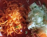 A picture of step 4 of Mixed dal veggies chilla.