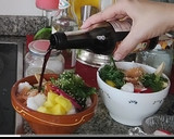 Foto del paso 3 de la receta: Poke-bowl de arroz sushi y salmón ahumado