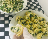 Foto del paso 3 de la receta: Pasta Lumaconi Relleno con Espinaca y tofu Con Salsa roja Casera