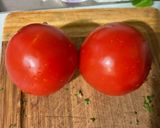 Une image de l'étape 5 de Nouilles à l'oseille, tomates, ail, crème et persil.