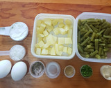 Foto del paso 1 de la receta: Ensalada de ejotes, papa y huevo saludable