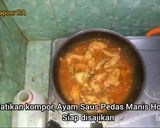 Foto langkah ke 8 dari resep Ayam pedas manis saus hot lava.