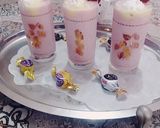 عکس مرحله 1 از دستور اسموتی توت فرنگی 😋😍🍓🍓