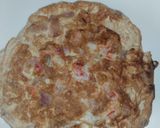 A picture of step 3 of Meen's Egg Burrito.