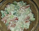 A picture of step 4 of Creamy Vegetables Salad.