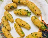 A picture of step 3 of Maggi noodles kabab.