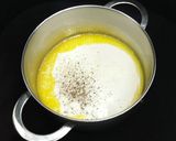 Foto del paso 4 de la receta Macarrones con salsa de nata y mostaza dulce