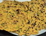 A picture of step 6 of Multi flour mix Thalipith.