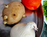 A picture of step 1 of Healthy upma.