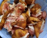 Hình bước làm 1 của món Giò heo giả cầy