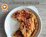 Gambar langkah 8 resipi Telur Goreng Bawang Tumis Garing.