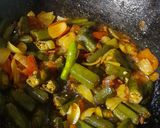 A picture of step 13 of Masala Bhindi Do Pyaza.