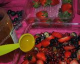 A picture of step 2 of Fruity Rice Pudding  فرنی میوه ای.