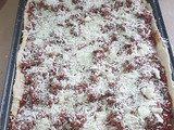 Pizza de res enlatada