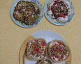 A picture of step 2 of Katori chaat.