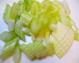 A picture of step 6 of Warm and Delicious Celery and Bacon Soup.