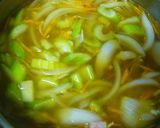 A picture of step 7 of Warm and Delicious Celery and Bacon Soup.