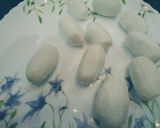 A picture of step 2 of Ras Malai.