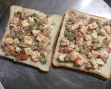 A picture of step 6 of Paneer Open Sandwich.