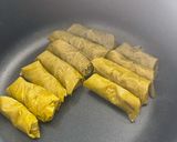 صورة لخطوة 2 من وصفة ورق عنب سهل ولذيذ