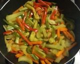 Foto del paso 6 de la receta: Fettuccini integral con verduras al curry
