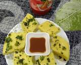 Khaman dhokla healthy breakfast recipe step 3 photo
