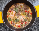 Foto del paso 8 de la receta: Salmón con lentejas cremosas al curry