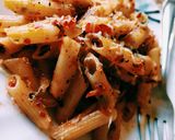 A picture of step 9 of Penne Arrabiata.