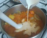 Gyors, finom sütőtök (brokkoli, karfiol, vegyes zöldség) krémleves recept fázis 3 fotója