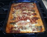 Foto del paso 6 de la receta: Canelones de ricota y jamón con masa crepes de espinaca
