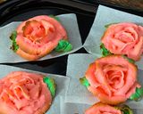 A picture of step 8 of Valentines Flower Cookies.
