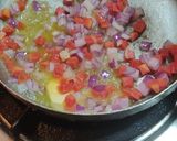 A picture of step 5 of Stuffed crepes with Mexican green sauce.